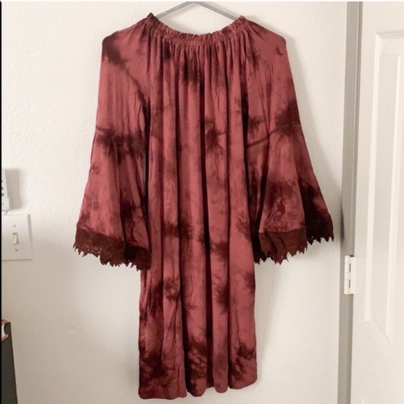 Spirit of Grace Off The Shoulder Tie Dye Dress - Picture 10 of 10
